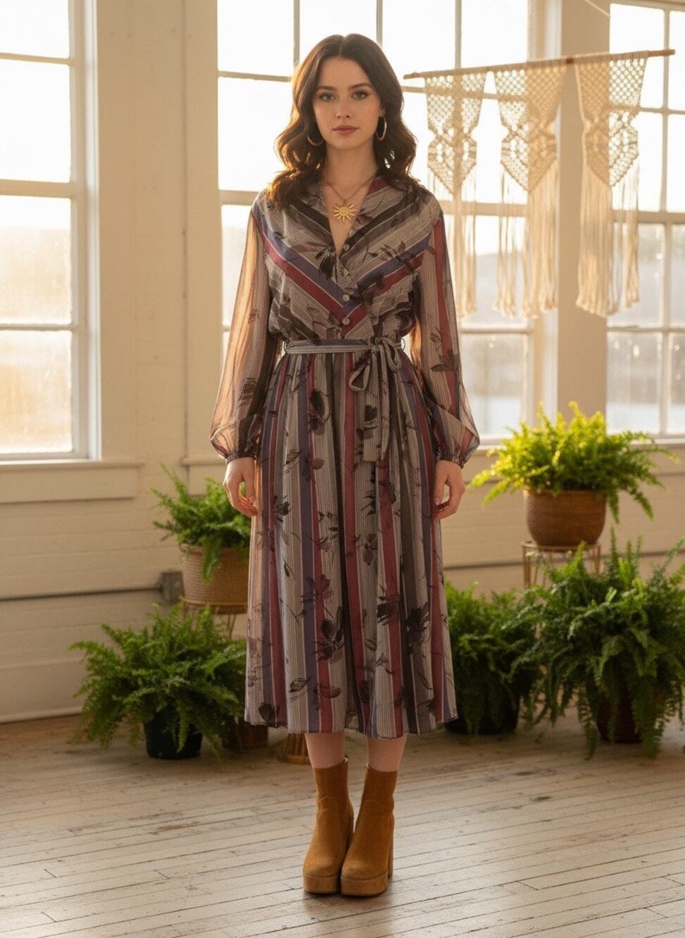 Vintage 70s–80s Better Half Deadstock Dress – Union Made USA